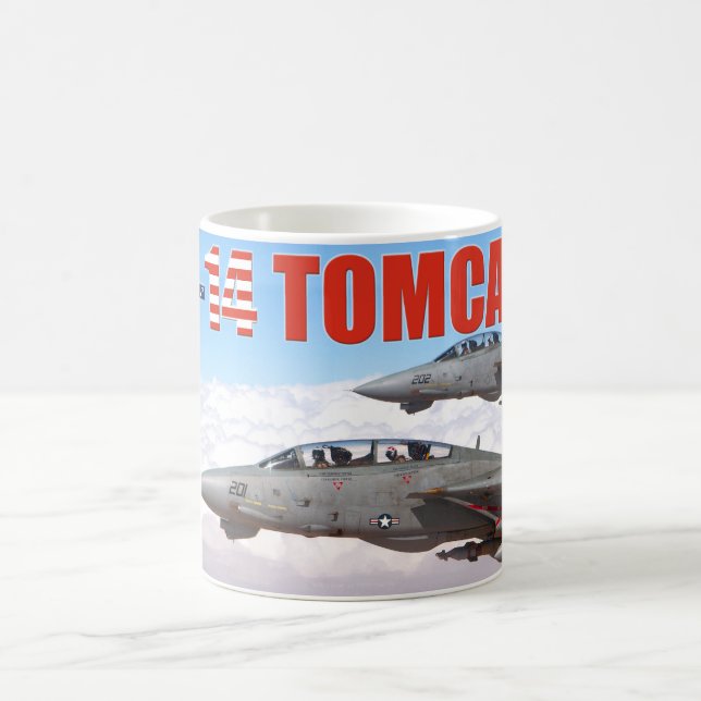 F-14 TOMCAT "WINGMAN" COFFEE MUG (Center)
