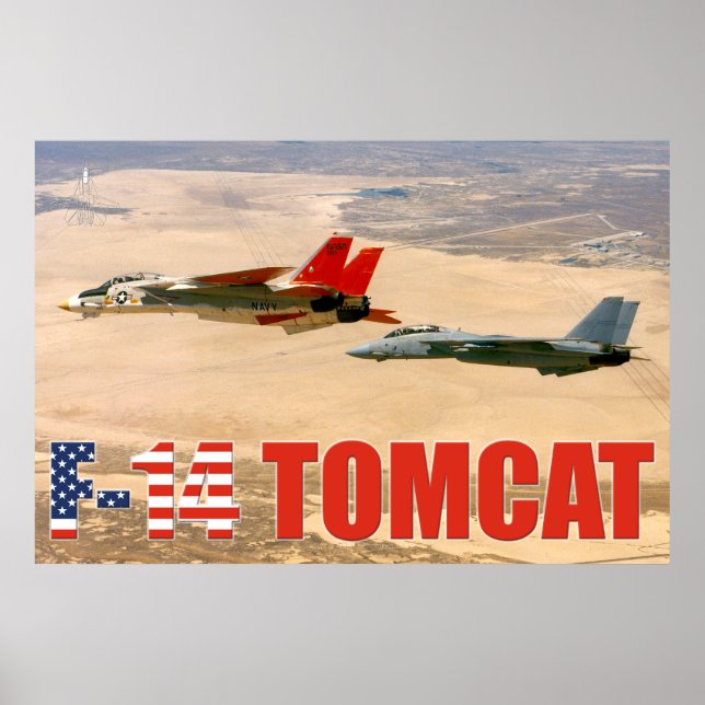 F-14 TOMCAT "WINGMAN" POSTER (Front)