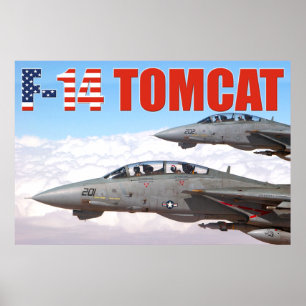 F-14 TOMCAT "WINGMAN" POSTER