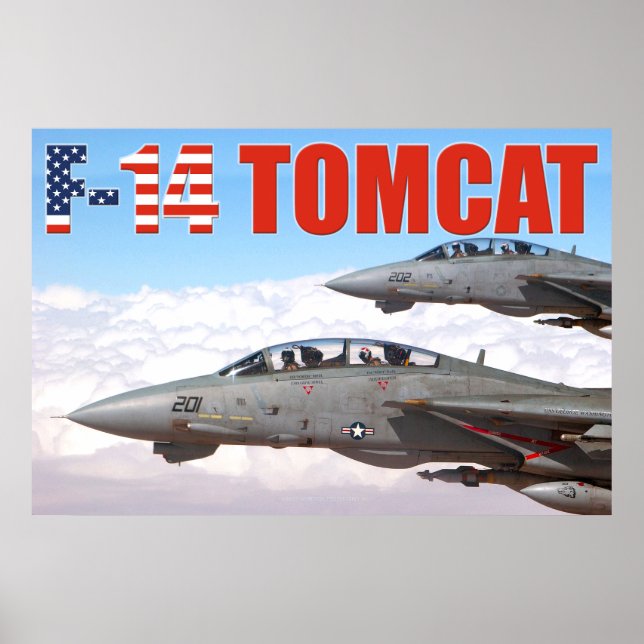 F-14 TOMCAT "WINGMAN" POSTER (Front)