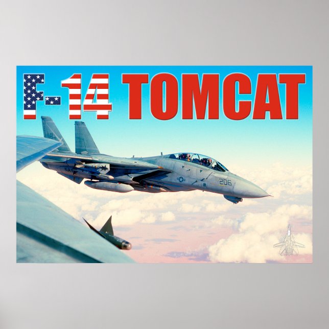 F-14 TOMCAT "WINGMAN" POSTER (Front)