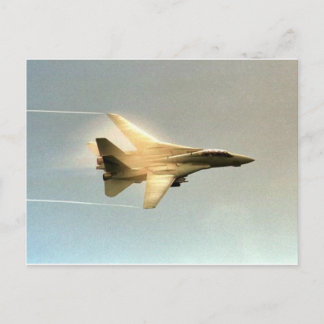 F-14 TOMCAT WITH VAPOR POSTCARD