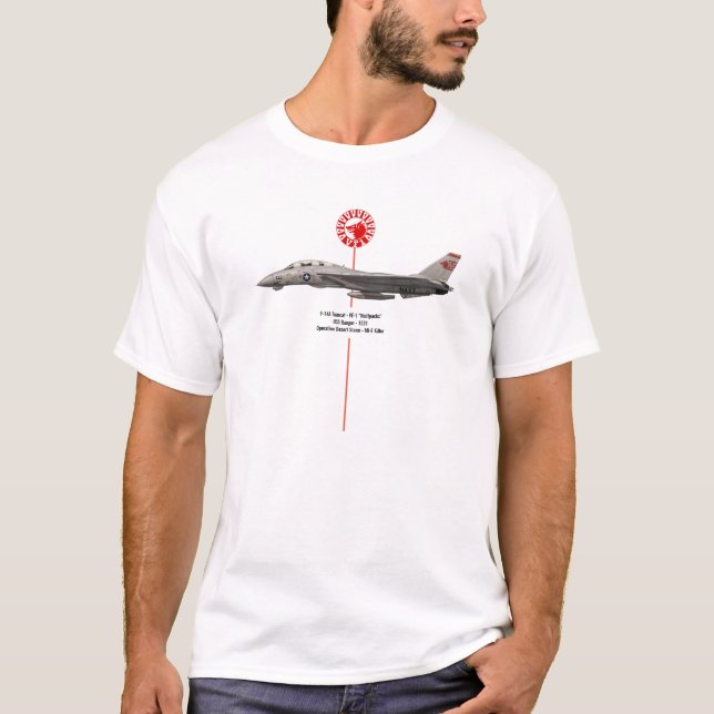 F-14A Tomcat VF-1 "Wolfpack" Mi-8 killer T-Shirt (Front)