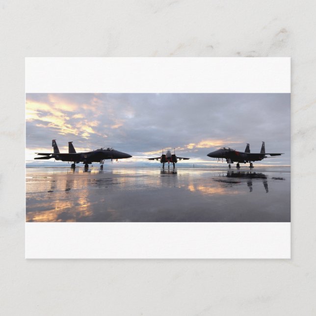 F-15 Eagle Fighter Jet Postcard (Front)