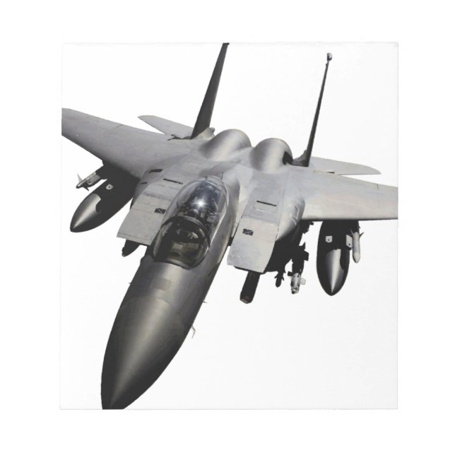 F-15 Eagle Jet Fighter Notepad (Front)