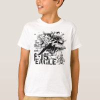 F-15 Eagle Kids' Basic Hanes Tagless ComfortSoftR