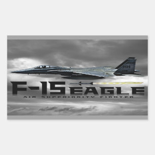 F-15 Eagle Rectangular Sticker