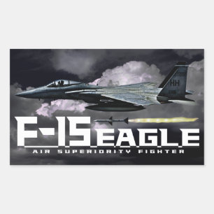 F-15 Eagle Rectangular Sticker