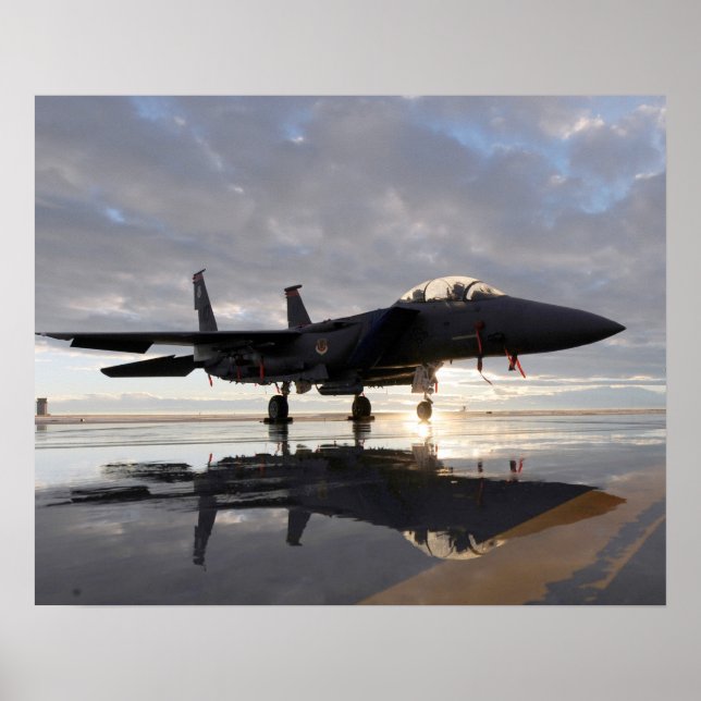 F-15 Strike Eagle Aircraft Poster (Front)
