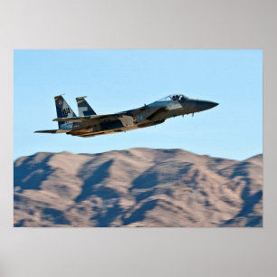 F-15 Strike Eagle Aircraft Poster