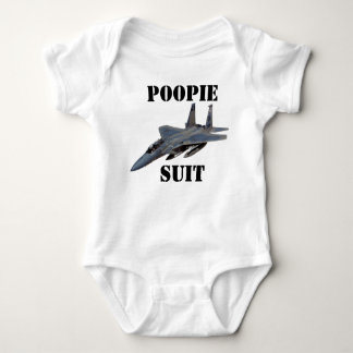 F-15C--2, POOPIE SUIT BABY BODYSUIT
