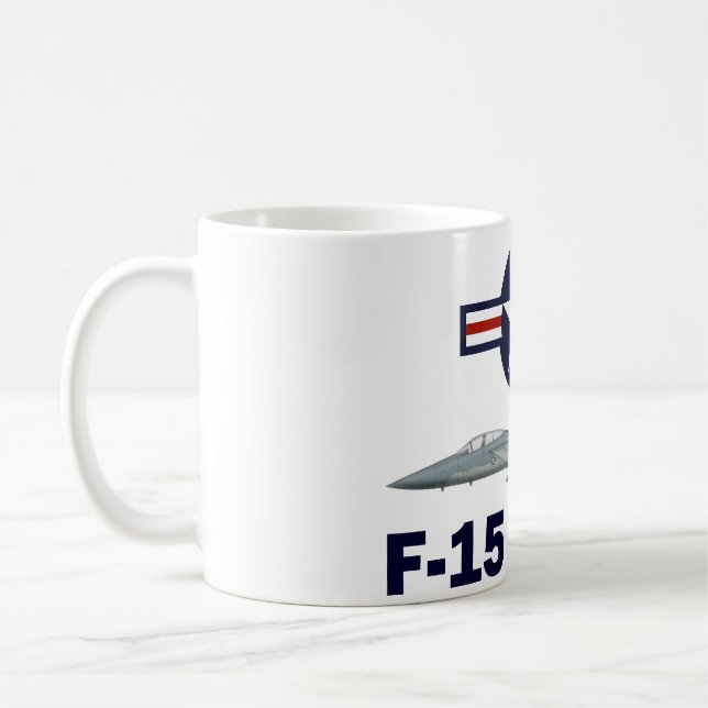 F-15C Eagle 94th to fighter Squadron Coffee Mug (Left)