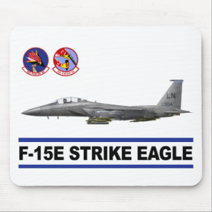 F-15E Strike Eagle 492nd Fighter Squadron Mouse Pad