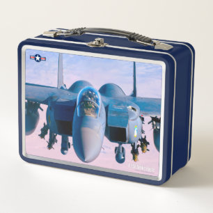 F-15E STRIKE EAGLE METAL LUNCH BOX