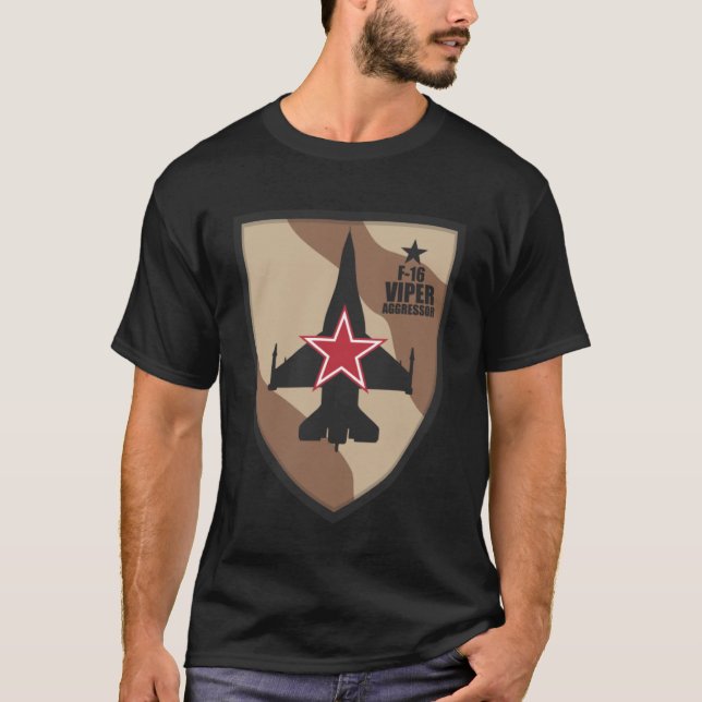 F 16 Aggressor  1 T-Shirt (Front)