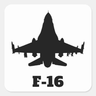 F-16 by Airogue Square Sticker