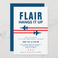 F-16 Fighter Jet Party Invitation