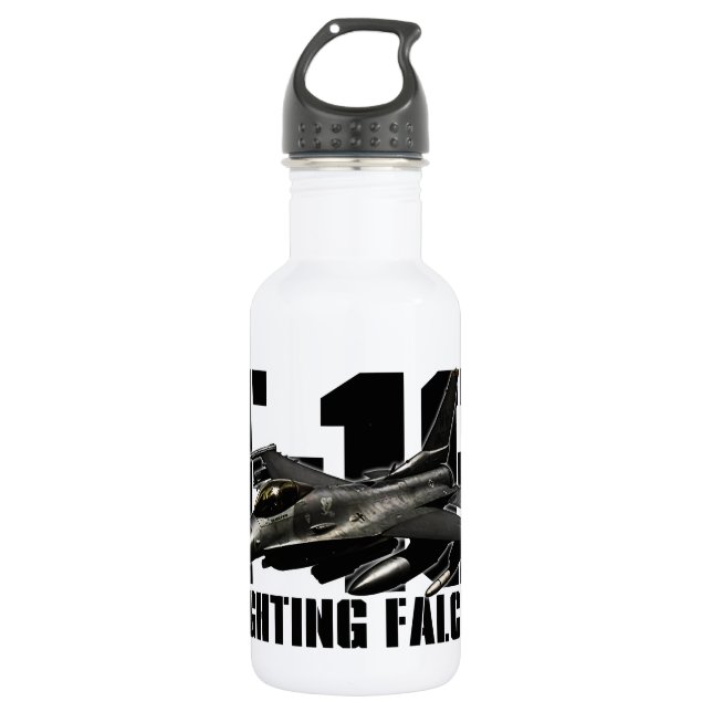 F-16 Fighting Falcon 532 Ml Water Bottle (Front)