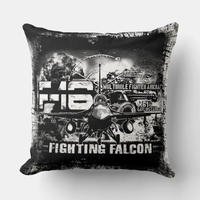F-16 Fighting Falcon Cushion (Front)