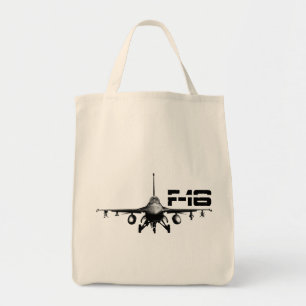 F-16 Fighting Falcon Grocery Tote