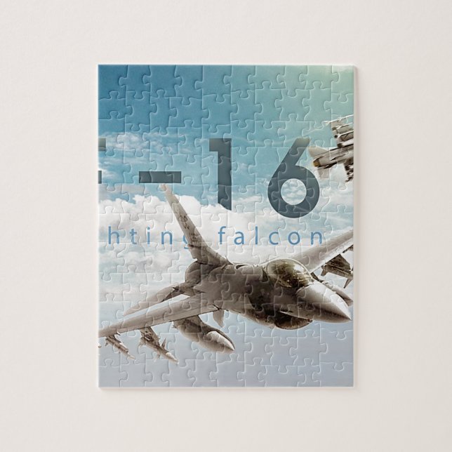 F-16 Fighting Falcon Jigsaw Puzzle (Vertical)
