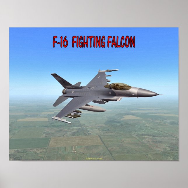F-16 FIGHTING FALCON POSTER (Front)