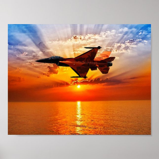 F-16 Fighting Falcon Poster (Front)