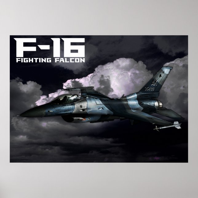 F-16 Fighting Falcon Poster (Front)