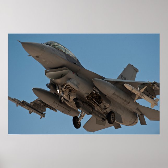 F-16 Fighting Falcon Poster (Front)