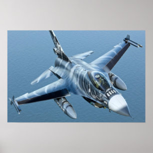 F-16 Fighting Falcon upclose HD Poster