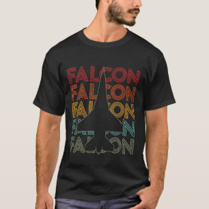 F-16 Fighting Falcon Vintage Retro Fighter Jet Air T-Shirt
