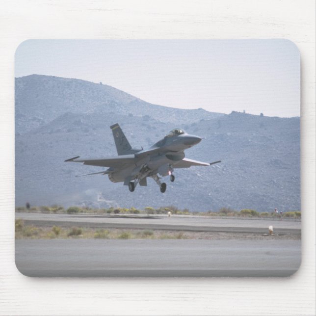 F-16 Landing At Luke Air Force Base Mouse Pad (Front)