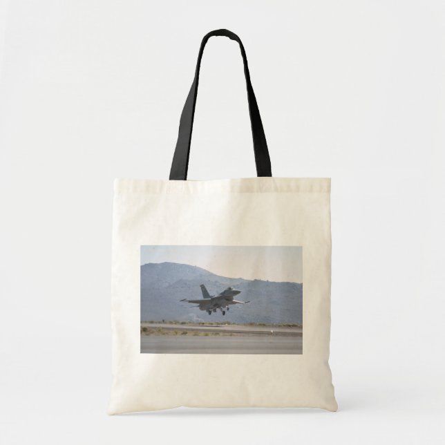 F-16 Landing At Luke Air Force Base Tote Bag (Front)