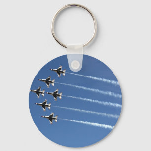 F-16 Thunderbirds Delta Formation Key Ring