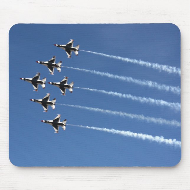 F-16 Thunderbirds Delta Formation Mouse Pad (Front)