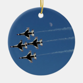 F-16 Thunderbirds Diamond Formation Ceramic Ornament