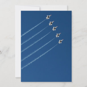 F-16 Thunderbirds Five Formation Invitation