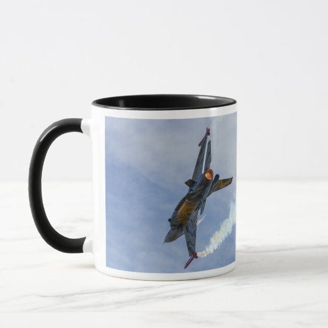 F-16 Tiger Turns And Burns Mug (Left)
