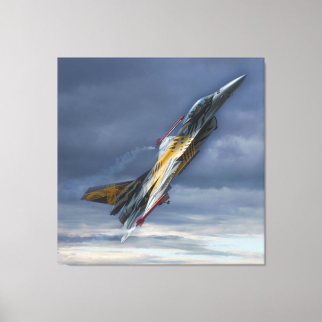 F-16 XTM X-Tiger Canvas Print (Front)