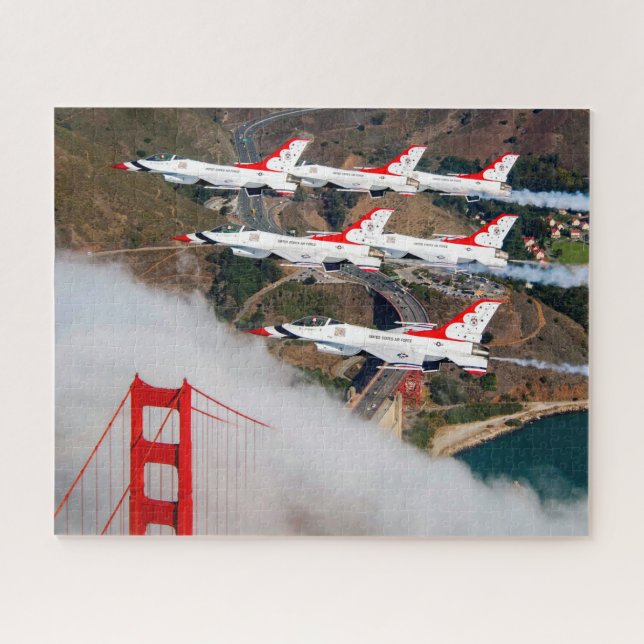 F-16C FIGHTING FALCON (16x20 INCH) Jigsaw Puzzle (Horizontal)