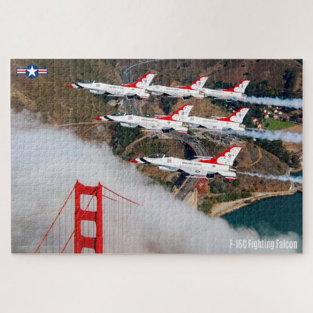 F-16C FIGHTING FALCON (20x30 INCH) Jigsaw Puzzle (Horizontal)