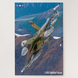 F-16C FIGHTING FALCON (20x30 INCH) Jigsaw Puzzle