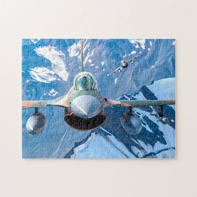 F-16C FIGHTING FALCON - ALASKA (11x14 INCH) Jigsaw Puzzle (Horizontal)