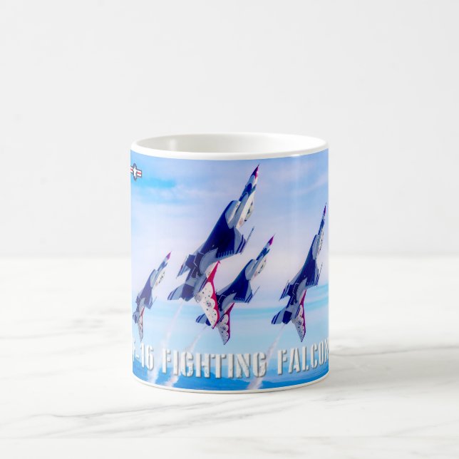 F-16C FIGHTING FALCON COFFEE MUG (Center)
