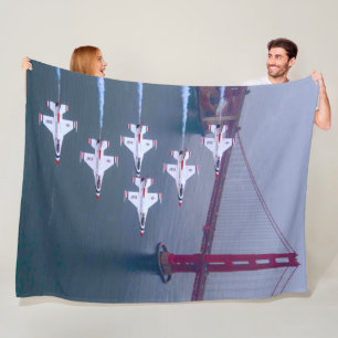 F-16C FIGHTING FALCON FLEECE BLANKET