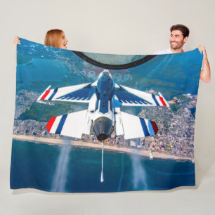 F-16C FIGHTING FALCON FLEECE BLANKET