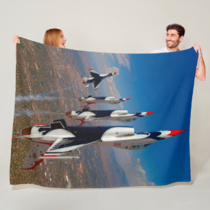 F-16C FIGHTING FALCON FLEECE BLANKET