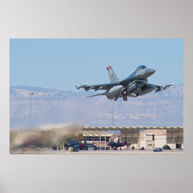 F-16C Fighting Falcon HL AF 89 149 Take Off Poster (Front)