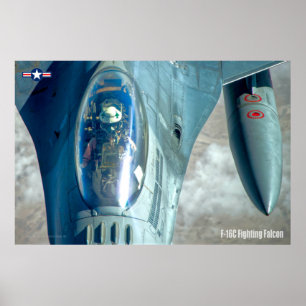 F-16C FIGHTING FALCON POSTER