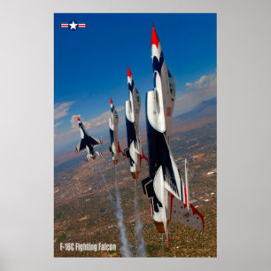 F-16C FIGHTING FALCON POSTER